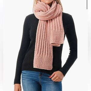 Marcus Adler Cozy Knit Scarf 
Color: Blush   New With Tags
